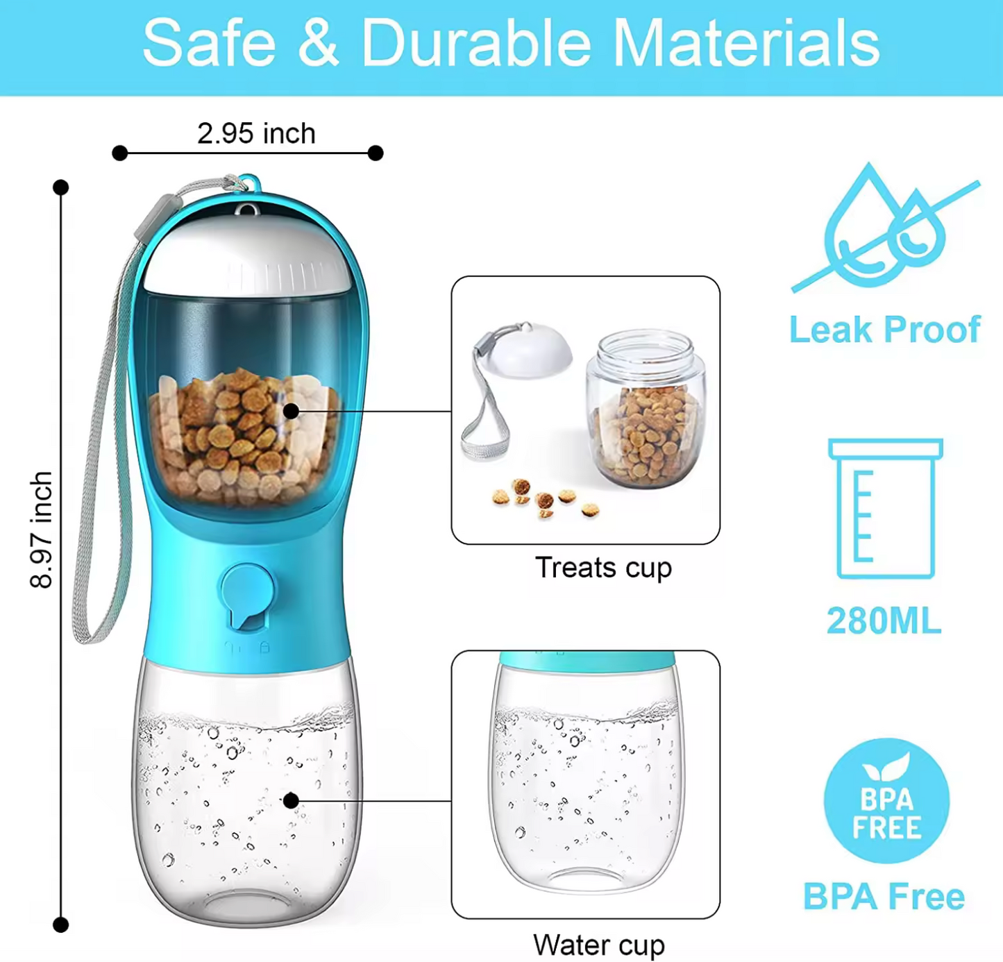 Portable Pet food feeder